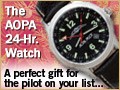 AOPA 24-Hour Watch from Sporty's 