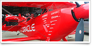 Sean Tucker's biplane