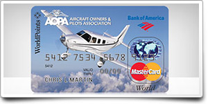AOPA WorldPoints credit card