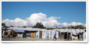 Haiti tent city