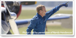 Airshow performer Randy Henderson