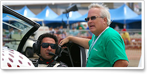 Bid on a chance to be part of airshow performer Mike Goulian's crew for a day