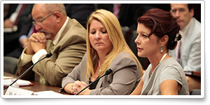 AOPA Senior Vice President Melissa Rudinger testifies in favor of contract towers