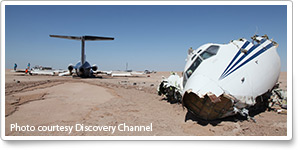 Planned Boeing 727 crash to air on the Discovery Channel