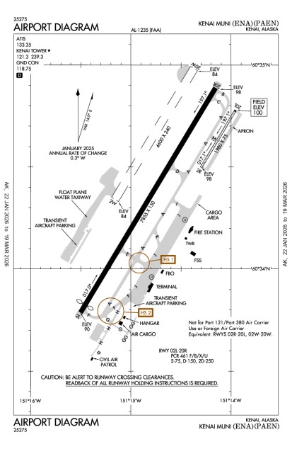 PAEN (Kenai Municipal) airport diagram