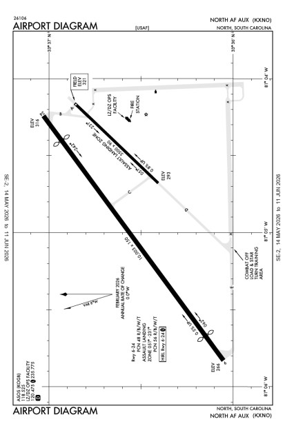 KXNO (North AF Aux) airport diagram