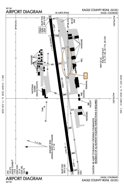 KEGE (Eagle County Regional) airport diagram