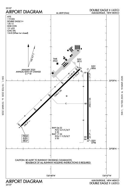 KAEG (Double Eagle II) airport diagram