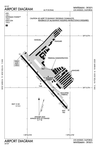 KWHP (Whiteman) airport diagram
