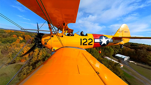 Stocking - Night Flight - Biplane