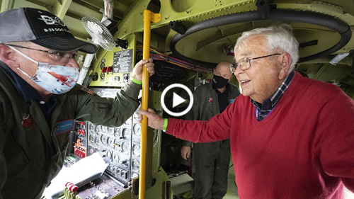 101-year-old WWII B–29 pilot honored with Superfortress flight