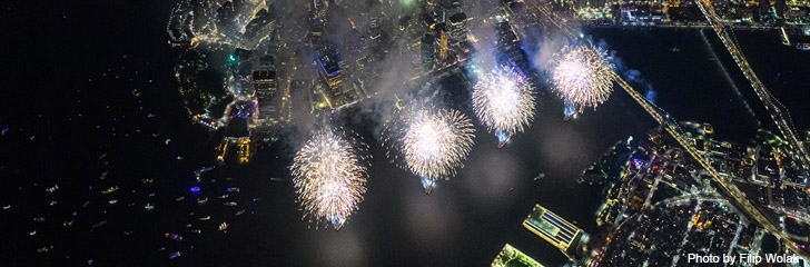 Plan your fireworks tour flight