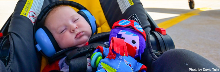 Tips for flying with young children