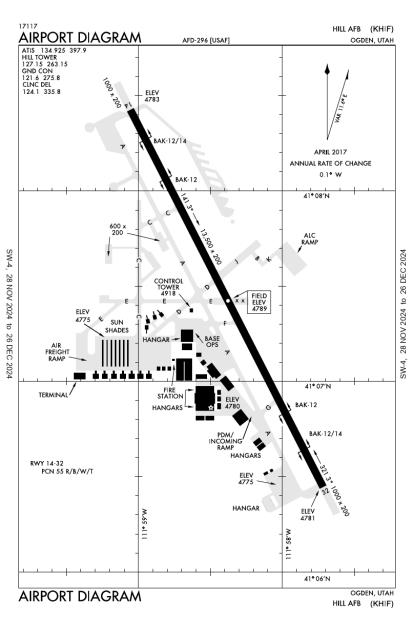 Hill Air Force Base Airport-KHIF-AOPA Airports