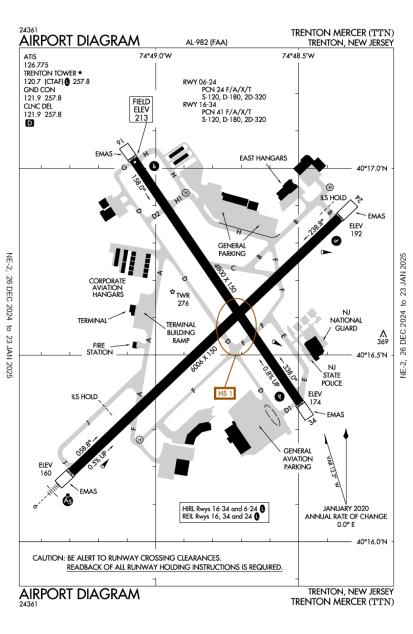 Trenton Mercer Airport-KTTN-AOPA Airports